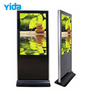 Floor Standing 43inch LCD Display Advertising Kiosk Wheelbase